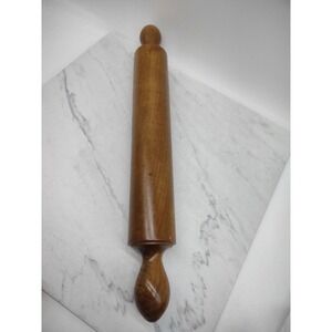 Vintage Farmhouse Oversized 21 inch Rolling Pin Solid Wood Piece